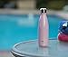 MIRA Stainless Steel Vacuum Insulated Water Bottle | Leak-proof Double Walled Cola Shape Bottle | Keeps Drinks Cold for 24 hours & Hot for 12 hours (Rose Pink, 25 oz (750 ml, 0.8 qt))