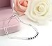 LUNIWEI Double Black White Bead Anklet Bracelet Sandal Barefoot Beach