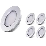ALOVECO LED RV Ceiling Interior Lights, Warm White 3000K 12V LED Lights for RV Recessed Cabinet Lights Waterproof Ultra-Thin Camper Interior Lighting for Boat Motorhome Yacht Case of 4 packs