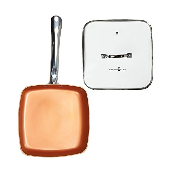 Copper Chef NonStick Fry Pan with Lid, Sauté, Skillet The Home