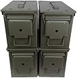 4-pack Mil Spec 50 Cal M2A1 Empty Ammo Cans New, Unstenciled