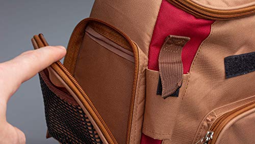 Vexan Bug Out Tasche zum Angeln, abnehmbare LED-Beleuchtung, Rucksack mit 4 x 3600 großen Tackle-Taschen und 4… – Bild 6