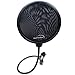 Auphonix Pop Filter for Mic - 6-inch Diameter, Dual Layered Microphone Pop Screen for Studio Recording, Podcasts and Streaming - MPF-1﻿