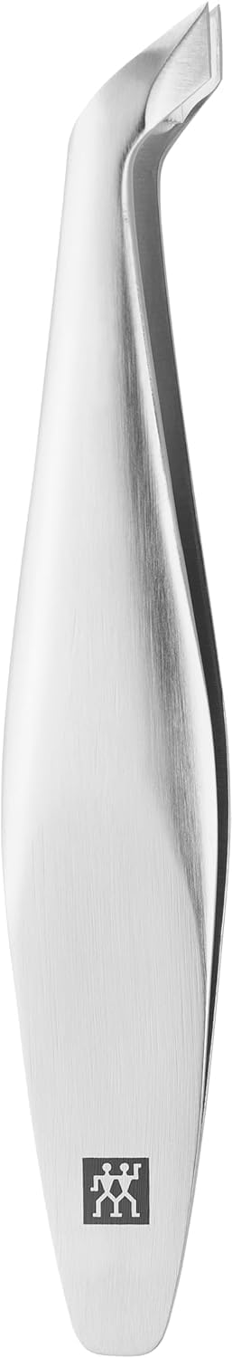 ZWILLING Cuticle Clipper (precise removal of cuticle remnants, sharp, angled cutting edges, hypoallergenic), Frosted, Premium, Silver