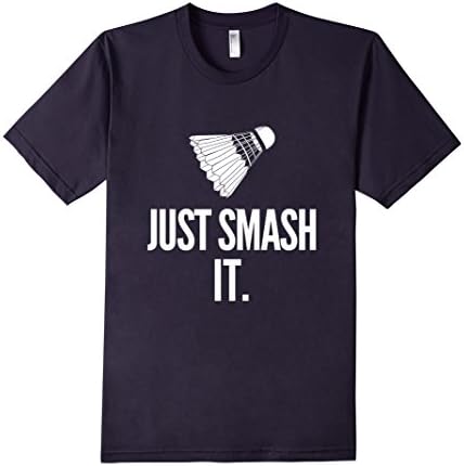 Men's Just Smash It Badminton T-Shirt XL Navy