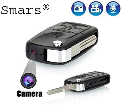 Smars® Full HD 1080P Spy Keychain Mini Camera Car Keychain with IR Night Vision Video Recording & Motion Detection