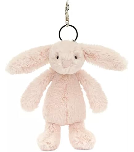 Amazon.com: Jellycat Smudge Rabbit Bag Charm, 3 inches - Rabbit