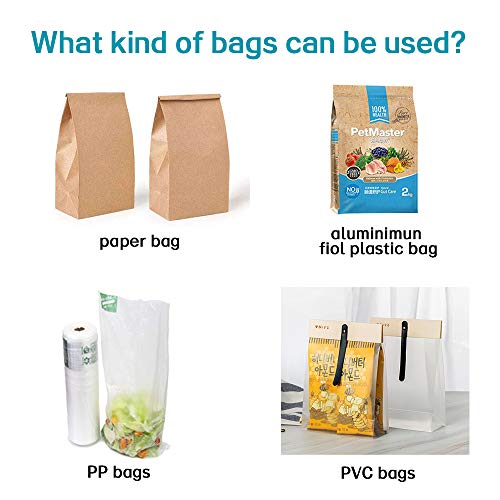 Bag Clips for Food, 4 pcs Food Package with Pour Spout, Snack Sealing Clips, Pouring Food Clip, Food Storage Clip, Best Kitchen Food Storage and Organization (Multicolor)