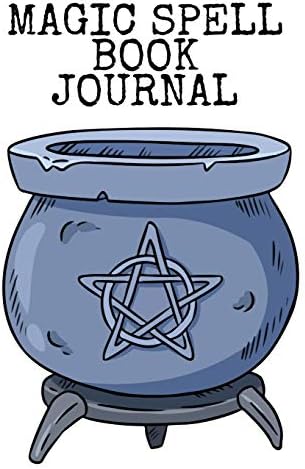 Magic Spell Book Journal: Medieval To Renaissance Practical Witchery Rituals With Pentagrams, Healing Crystal Stones, Charms, Lunar Energy, Candle ... Pages To Record Personal Grimoire S