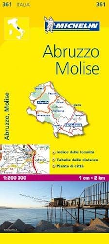 Download Michelin Map Italy: Abruzzo, Molise 361 PDF