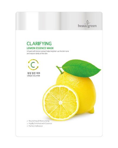 image for BeauuGreenPremium Beauty SheetEssenceMask Clarifying Lemon Pack-10 Age