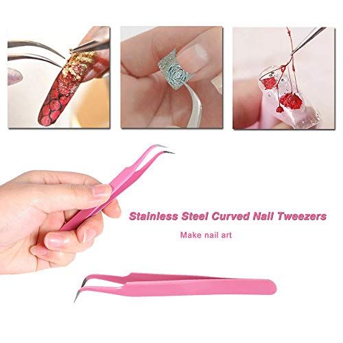 DIY Nail Art Tools Decoration Manicure Kit Including Glitter Nail Rhinestones, Nail Dried Flowers, Nails Sanding Buffing File Beauty Accessories Nail Art Set Kit - Thumbnail 4