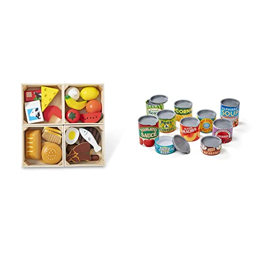 Melissa & Doug Food Groups and Melissa & Doug Let's Play House! Grocery