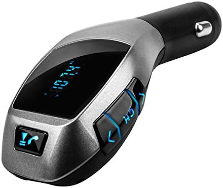 CDEN Wireless Bluetooth FM transmitter Audio Adapter Receiver MP3 Stereo Radio Car Kit with USB Charger for iphone Smartphone X5
