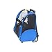 ALEKO PRB01BL Pet Travel Rolling Luggage Carrier Bag Backpack for Dogs and Cats, Blue