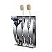 Toothbrush Holder Shelf Wall Mount,Ulifestar Bathroom Cabinet Organizer Accessories,3M Self Adhesive Toothpaste Shaving Razor Stand,Tooth Brush Holder Dispenser,Stainless Steel
