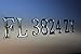 Boat & Jetski Registration Numbers - Domed/raised Decal (16 Pcs for Both Side) Solid Plain Chrome Pontoon Font Style