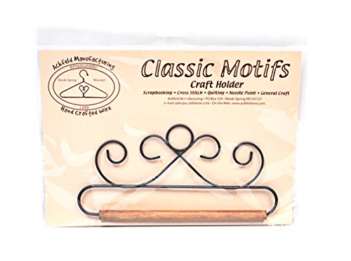 Ackfeld 6-1/2in French Curls Gray Fabric Holder, 6-1/2