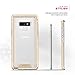 Zizo ION Series Compatible with Samsung Galaxy Note 9 Case Military Grade Drop Tested with Tempered Glass Screen Protector Gold Clear
