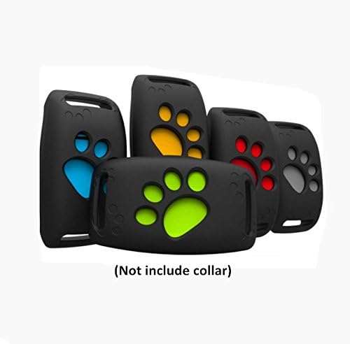 Xingqijia GPS Pet Tracker, Real Time Dogs Cats Locator Finder – Waterproof| Alarm| Remote Monitoring| Security Fence – Fits for All Android &amp; IOS Devices (Yellow)