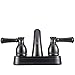 Dura Faucet (DF-PL620L-VB) Designer Two Handle Arc Spout RV Lavatory Faucet - RV Bathroom Faucet for All RVs, Travel Trailers, Motorhomes, 5th Wheels (Venetian Bronze)