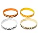 Safari Party Favors - Animal Print Rubber Bracelets Birthday Party Favors Dress-Up Costume Accessories Zoo Animal Party Supplies (Bulk 1 Dozen)