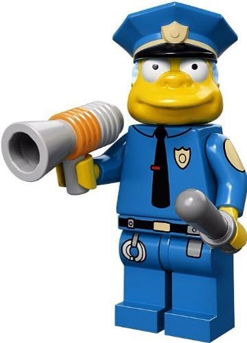 lego simpsons police car