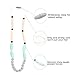 Lofca Baby Toys Silicone Teething Necklace for Mom to Wear-BPA Free -Anti Flammatory,Drooling , Teething Pain Reduce Properties-Nursing Necklace Perfect for Breastfeeding Moms-'Ina'(Mint)