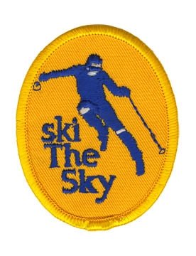 Big Sky Montana 1970's Embroidered Ski The Sky Patch