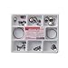 Easyinsmile Set of Dental Matrix 102pcs Full Kit of Dental Sectional Contoured Metal Matrices (Soft, 50μm)