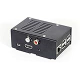 Steel case for HiFiBerry DAC+, black cover