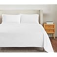 4 Piece Premium Sheet Set Cotton Full, 100% Egyptian Cotton, 400 Thread Count, 12 Inch Deep Pocket of Cotton Sheets, White Solid