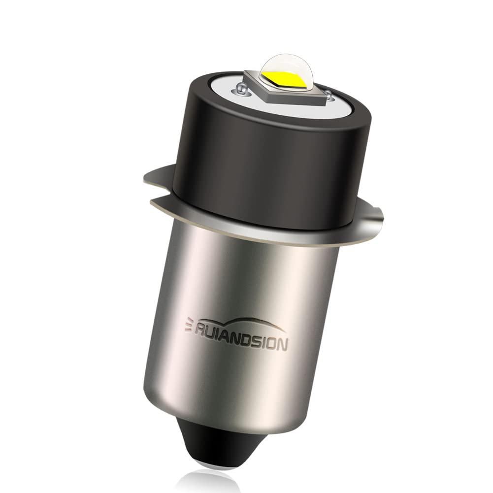 Ruiandsion LED Torch Light Bulb 1-9V P13.5S LED Bulb 1.5V 3V 4.5V 6V 9V Replacement for Flashlight Lantern Work Light Bulb (Pack of 1)