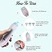 Baby Nail Trimmer File Electric - [Upgraded] Safe Nail Clippers with 12 Units Gift for Newborn Toddler Kids or Women Toes and Fingernails, Care, Polish and Trim, AA Battery Operated (Not Include)