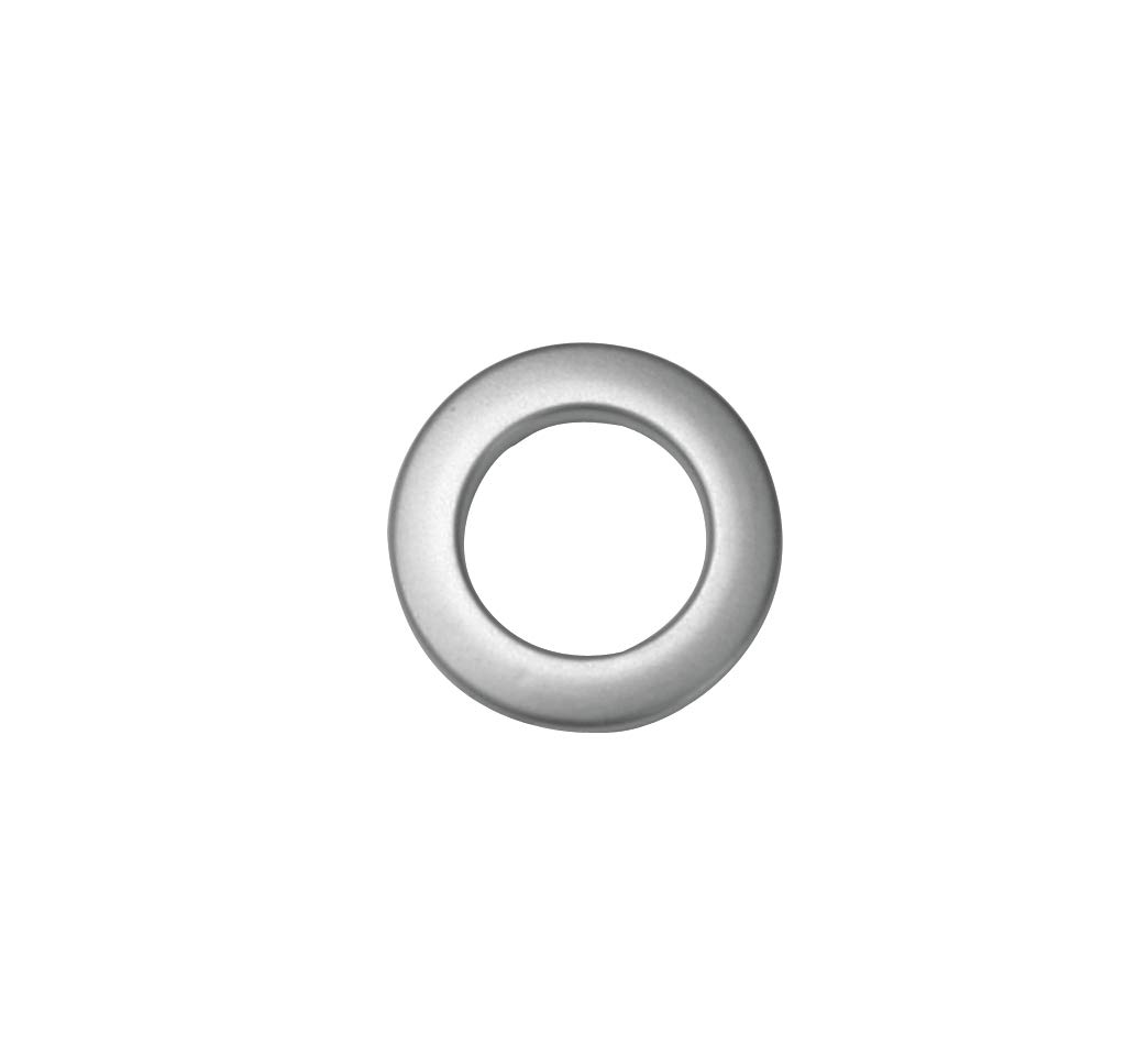 Gardinia Fabric Eyelets Plastic Matte Silver 4.6/2.8 cm