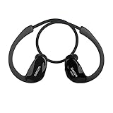 Dacom Athlete Waterproof Bluetooth headset Wireless sport headphones stereo music earphones fone de ouvido with microphone & NFC (Black)