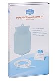 Purelife Silicone Enema Bag- 2 Qt -with Tubing Check Flow Valve - Prevents Back Flow- BPA and Latex Free