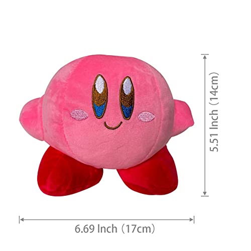 5.9inch Kirby Plush Toy,Little Buddy Kirby Adventure All Star