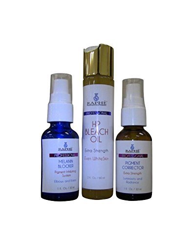 Natural Pigment Correcting Gel 30ml + Melanin Blocker Serum 30ml Each & High Potency Bleaching Oil 60ml.