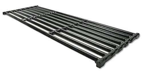 Music City Metals 66024 - Set of 4 - Gloss Cast Iron Cooking Grid Replacement for Gas Grills by Broil-Mate, Broil King, Huntington and Sterling