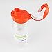 Nalgene Tritan OTF, Clear w/Orange Cap - 2 Count
