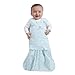 Halo 100% Cotton Sleepsack Swaddle Wearable Blanket, Turquoise Animal Friends, Small