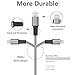 High Speed Cell Phone Charger Cable 3 Pack 1FT 3FT 6FT Extra Long Nylon Braided USB Fast Charging Cord Compatible with lPhone X Xs MAX XR 8 7 6 6s Plus 5s 5 5c SE Gray White