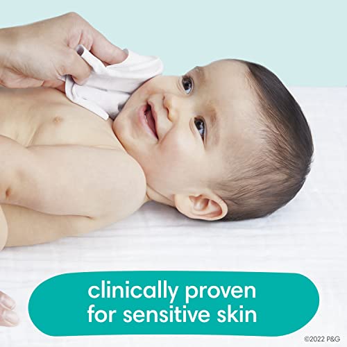 Pampers Baby Wipes Sensitive Perfume Free 7X Refill Packs (Tub Not Included) 448 Count