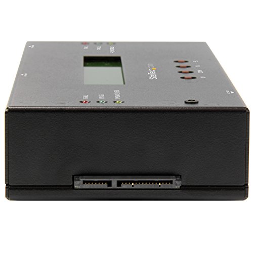 StarTech.com SATSASDUPE11 1:1 Standalone Hard Drive Duplicator and Eraser for 2.5"/3.5" SATA & SAS Drives