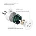 Smart Plug, Mini Outlet Plug Wifi Socket with Timing Function, No Hub Required, Remote Control Devices from Anywhere, Works with Amazon Alexa, Kids Room Assistant by Kulussy (White)