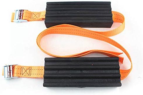 Classicoco Car Tire Blocks,Car Tyre Chain,Traction Device,Anti-Skid,1 Pair Snow Mud Sand Tire Traction Device Anti-Skid Tire Blocks Car Tyre Chain