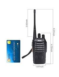 Rivins Rv-9 - Lote de 3 radios de largo alcance recargables Walkie Talkies con auricular UHF 400~470 MHz con cargador y auricular
