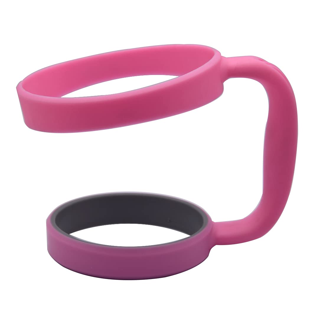 Hoshen Suitable for 30 oz Yet Rambler, Ozark Trail Tumbler Cup Handle, Travel Mug Coffee Cup Handle, BPA-Free Cup Handle,Pink