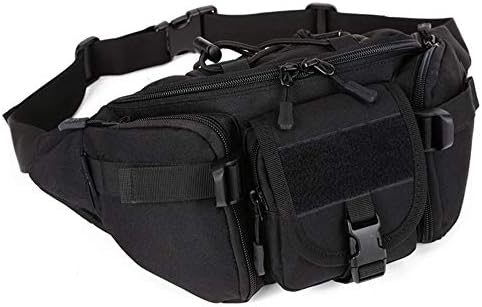 Waist Bag, Tactical Bumbag Molle Military Large Waterproof Fanny Pack Bum Bag for Outdoors Hiking Camping Running Walking Trekking